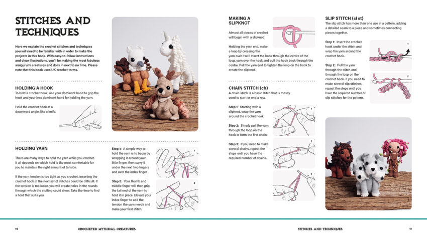 Crocheted mythical creatures- Jacki Douhou